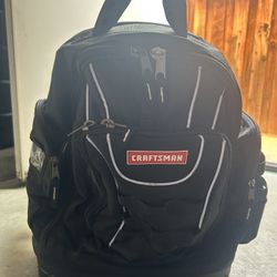 Craftsman Back Pack Tool Bag Heavy Duty 21 Pocket 