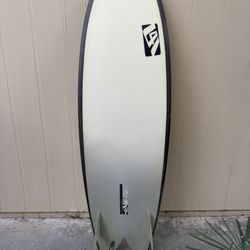 L41 Spork Epoxy Twin Fin Surfboard 6’1 42 Lites