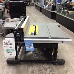 Reconditioned dewalt table saw deals