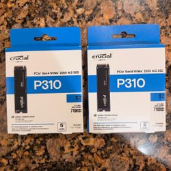 Crucial P310 1TB NVMe PCIe Gen4 M.2 SSD – Up to 7100MB/s – Brand New Sealed