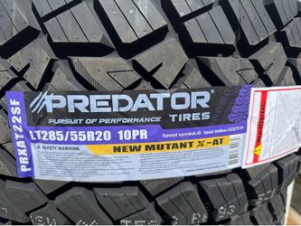 LT285/55R20 Predator New Mutant X-AT 10ply