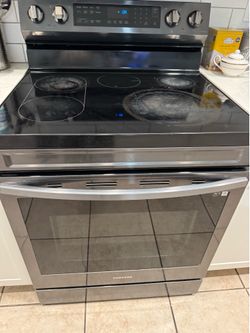 LG electric stove