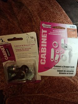 NEW IN BOX 2 sets Cabinet & Drawer Lock