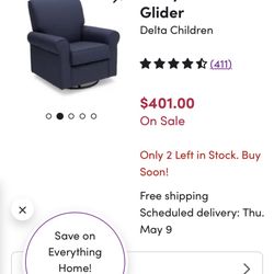 Glider Rocking Chair 