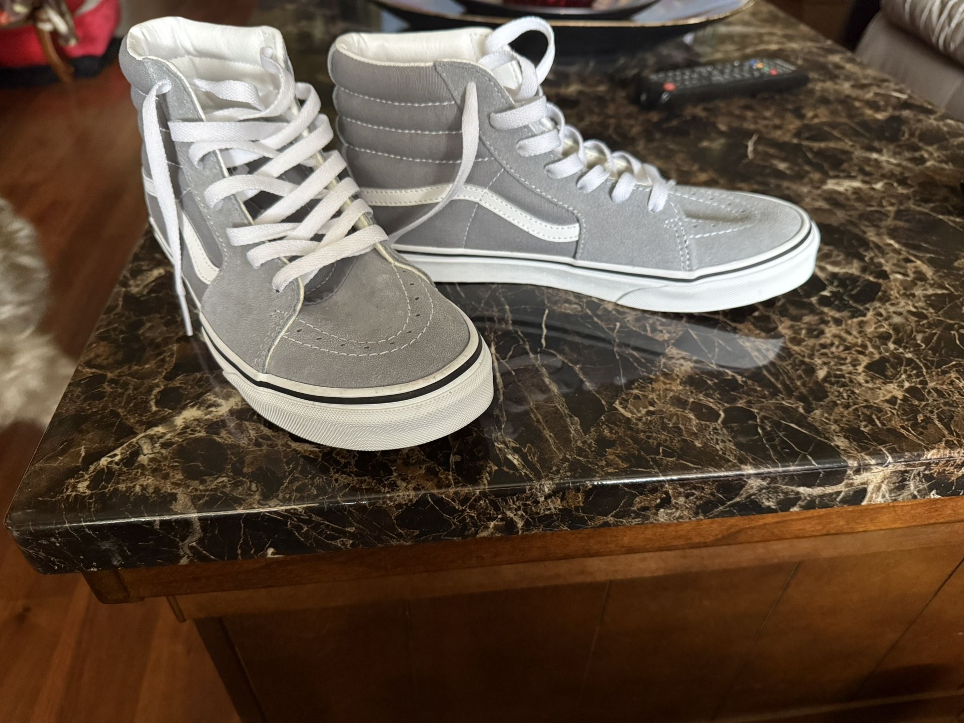 Vans!!! NEW!!! Size 6.5 Gray/White