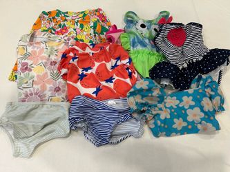 Baby girl bathing suit bundle