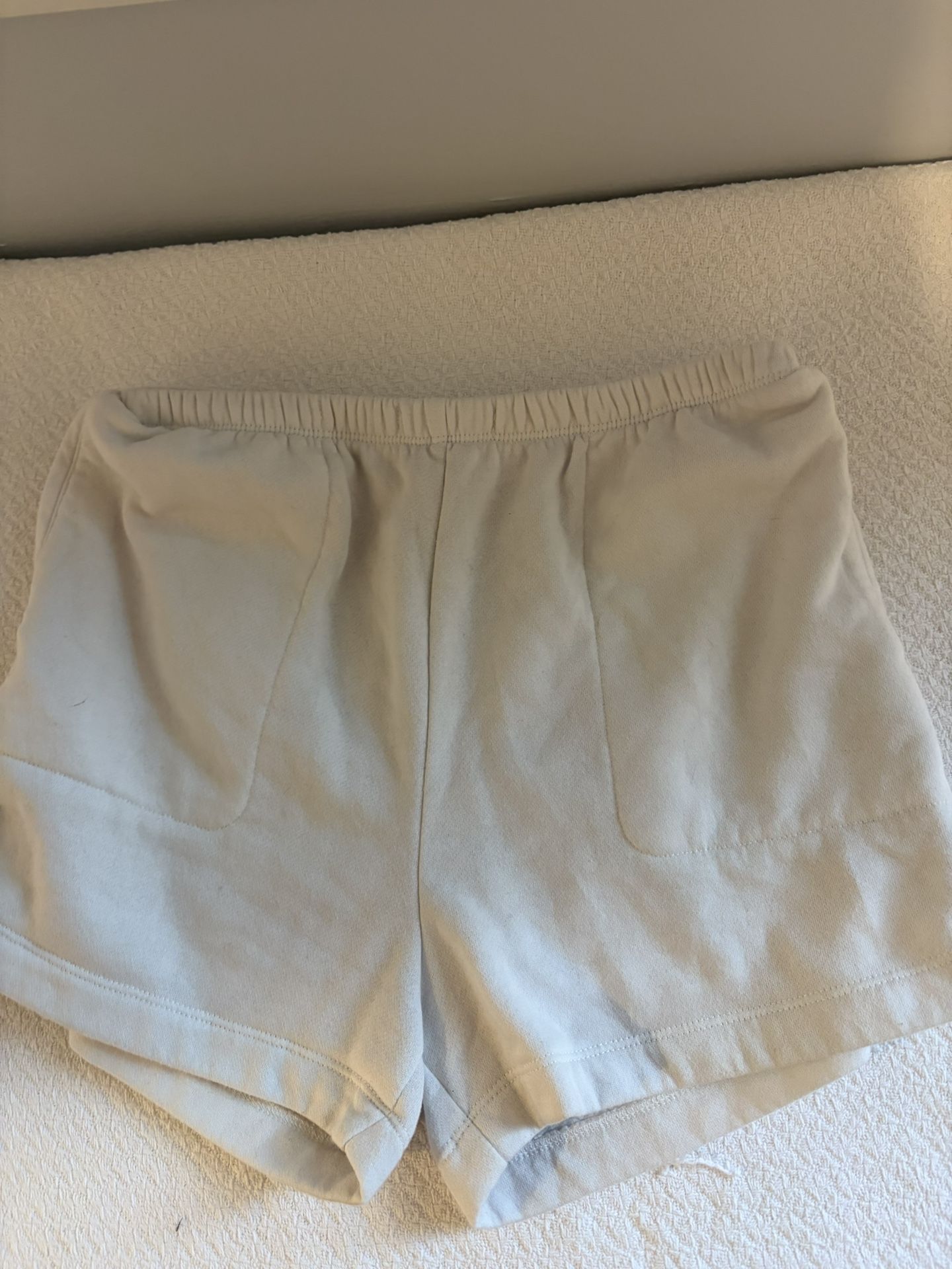 XL White Sweat Shorts
