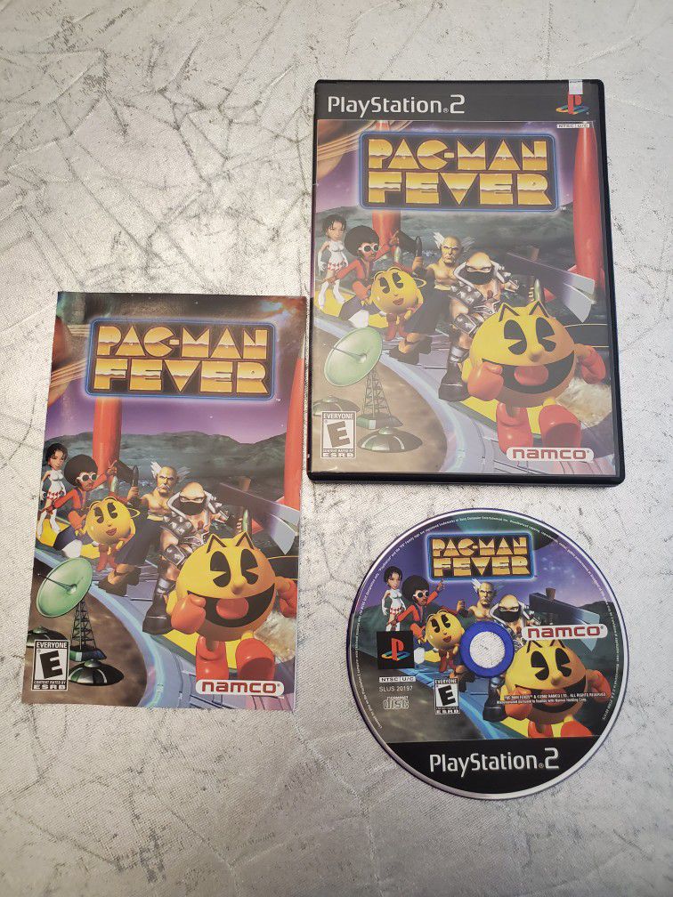 Pac-Man Fever (PlayStation 2, PS2, 2002) - Complete w/ Manual
