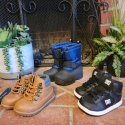Size 5 Lil Boys Shoes, Boots