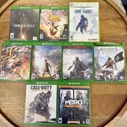 9 Xbox One/360 Games Good Condition