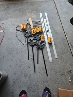 DeWalt Battery Lot with Charger and Tools