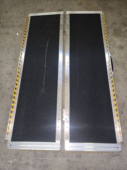 4FT Portable Wheelchair Ramp, Non-Slip Aluminum Ramps