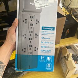 Belkin Surge Protector Slim Design 12 Outlets