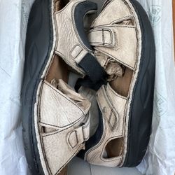 Finn Comfort men’s sandals, 47, schwarz/Havanna, made in Germany