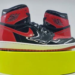 Size 9.5 - Jordan 1 Retro OG High Patent Bred