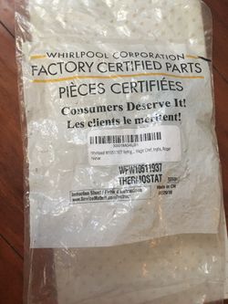 Whirlpool thermostat for refrigerator