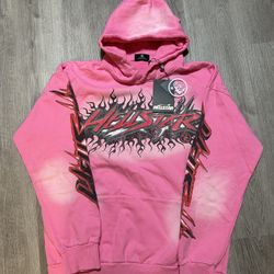 🔥 New Hellstar "Brainwashed" Pink Hoodie - FREE Omaha Delivery