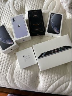 Various iPhone original boxes
