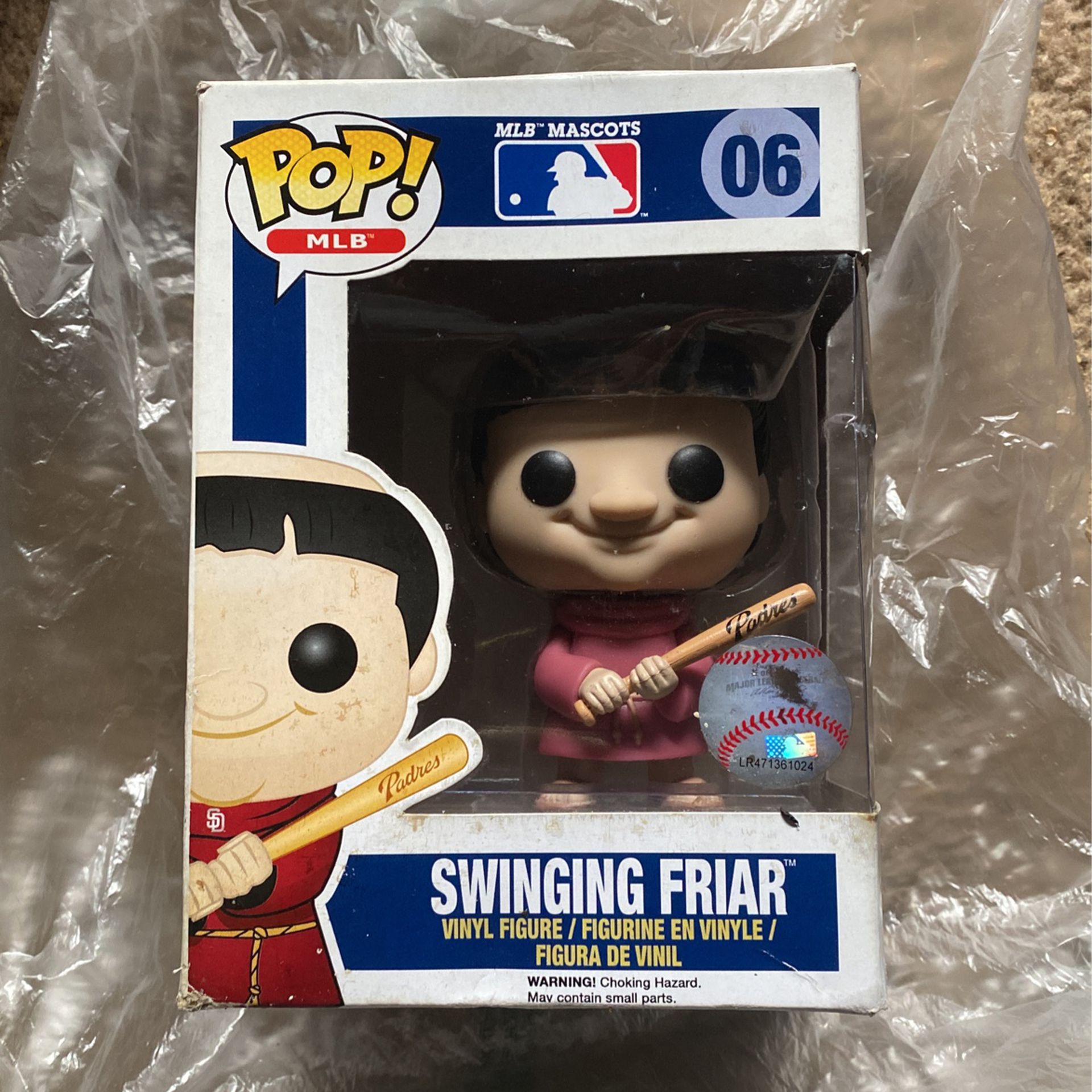 Swinging Friar MLB San Diego Padres Mascot Funko Pop! Vinyl