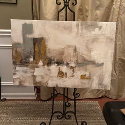 Large Abstract Artwork Painting From Hobby Lobby