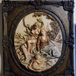 2 BEAUTIFUL RARE VINTAGE 3D ARTWORK $250 EACH 