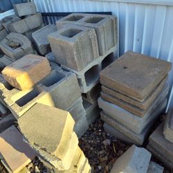 Landscape Pavers, Cinder blocks, Bricks