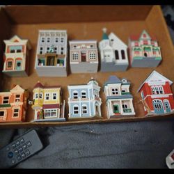 Vintage Hallmark Ornaments Houses