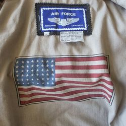 Leather Air Force Airborn Jacket