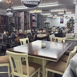 Table And Six Chairs High Pub With Storage In The Bottom Was 3000 Now It’s 999