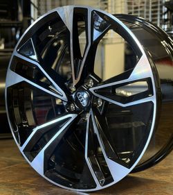 20'' Wheels fit Audi Q7 Q5 E-Tron Style Black Machine Wheels Tires A7 A8 Atlas