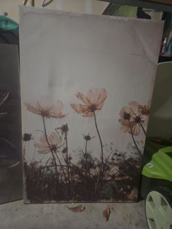 Floral Canvas Wall Art Print