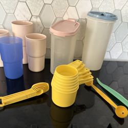Vintage Tupperware pieces
