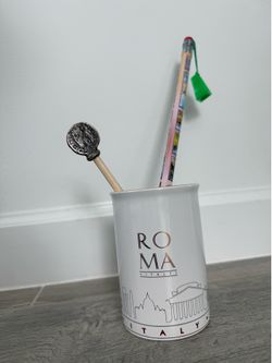 Ceramic Pen/Pencils Holder - Rome/Italy