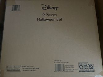 Disney Halloween 9pc Resin Musical Village
