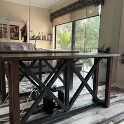 TV Metal & Wood Stand 