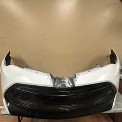 2014 2015 2016 Toyota Corolla Front Bumper Cover With Grille Oem 