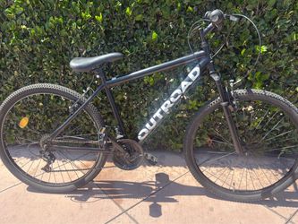 Outroad Mountain Bike Black-26” tires