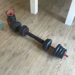 Adjustable Barbell Set