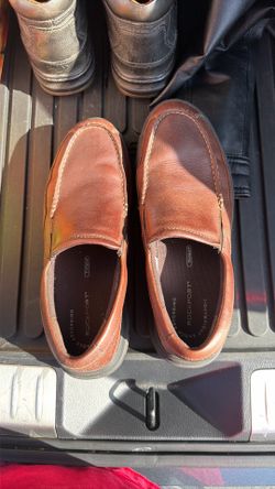 Brown Rockport Loafers 9.5