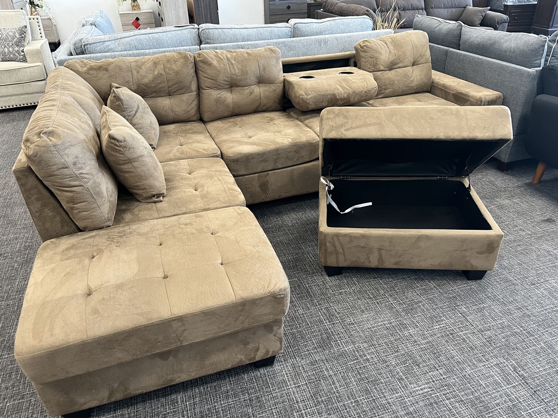 Sofa Sectional Set W/ottoman 
