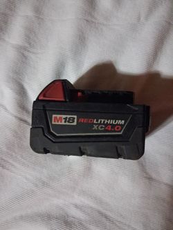 Milwaukee M18 Red Lithium 4.0 battery