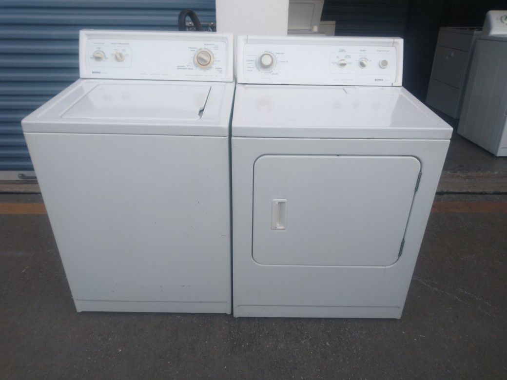 Kenmore washer and dryer set súper capacity plus