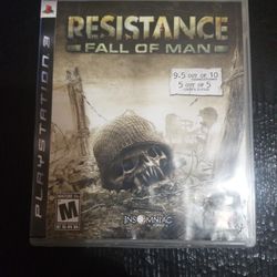Resistance Fall of Man PS3 Video Game