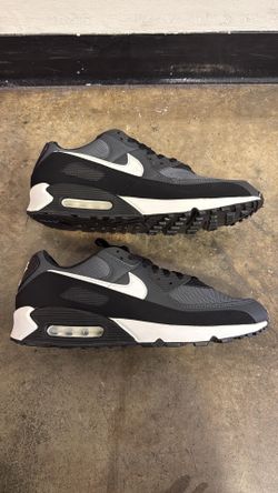 New Nike air max 90 black grey white shoes Men’s 15