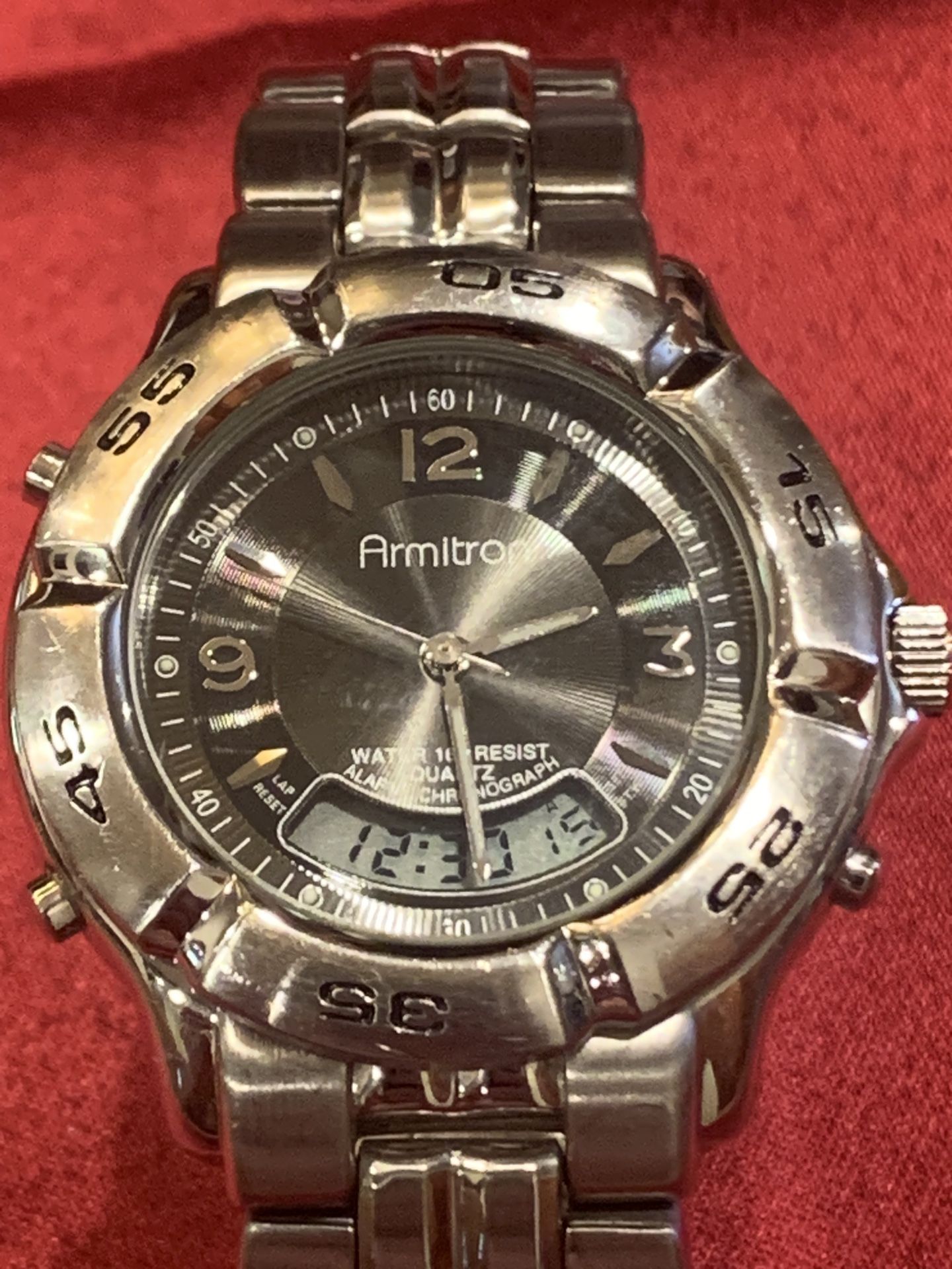 Vintage Armitron Mens Watch 50M Analog Digital Watch T205 Wristwatch New Battery for Sale in Phoenix AZ OfferUp