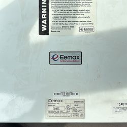 tankless water heater (electric)