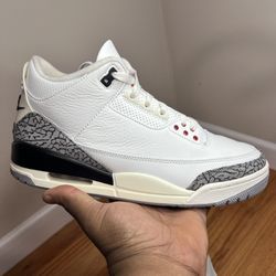 Air Jordan 3 “White Cement Reimagined”  DN3707 100 Size 9M