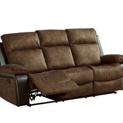 Woodsway Brown Reclining Set

