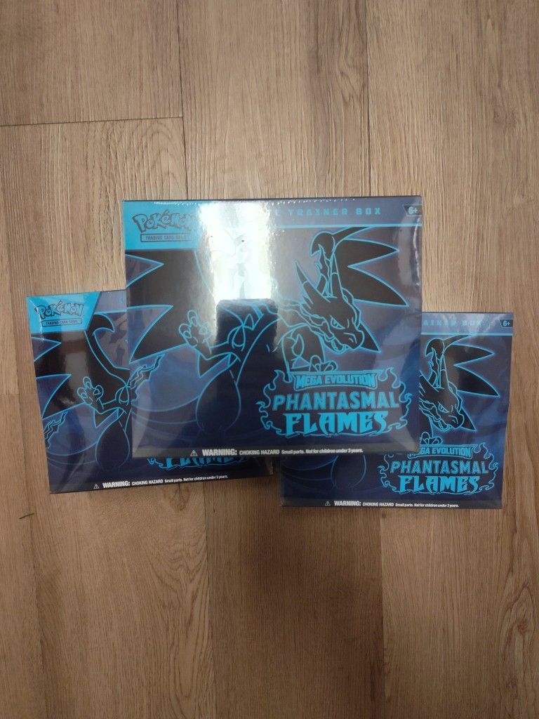 Pokemon Phantasmal Flames ETB Factory Sealed