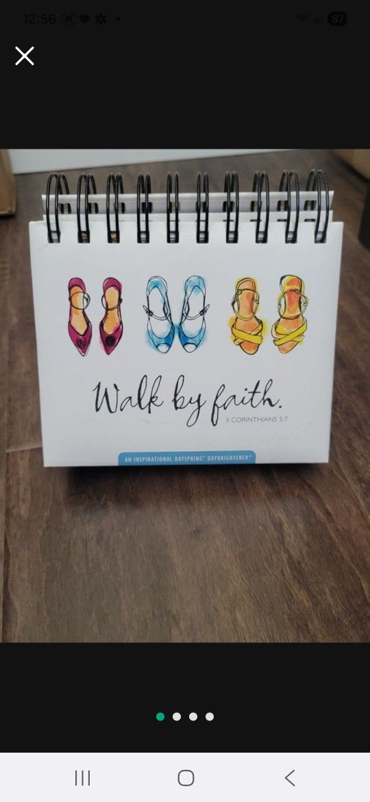 Calendar Desktop Walk by Faith